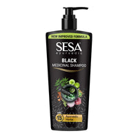 Sesa Ayurvedic Medicinal Shampoo Hairfall Control Anti Dandruff Shampoo Infused with 15 Ayurvedic Herbs Smooth & Shiny Hair For Men & Women (500 ml)