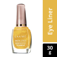 Lakmé Insta Eye Liner Shimmery Finish, Blue, 9Ml And Insta Eye Liner, Golden Gel, 9Ml