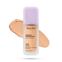 Seven Seas Smooth Foundation | Oil Free | Lightweight | Long Lasting Foundation for Face Makeup | SPF-20 (Skin, 30G)