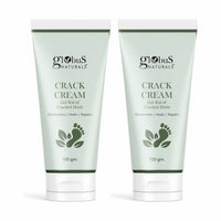 Globus Naturals Crack Cream for Dry Cracked Heels & Feet Enriched with Aloe Vera, Almond & Anantmool, Suitable For All Skin Types, 100g (pack of 2)