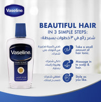 Vaseline Hair Tonic & Scalp Conditioner For Dry Hair (Rose), 200Ml, 1 Count
