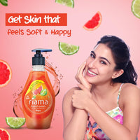 Fiama Happy Hand Wash, 400 ml, with Grapefruit and Bergamot Essential Oil, Soft and Supple Hands, Fragrant Handwash