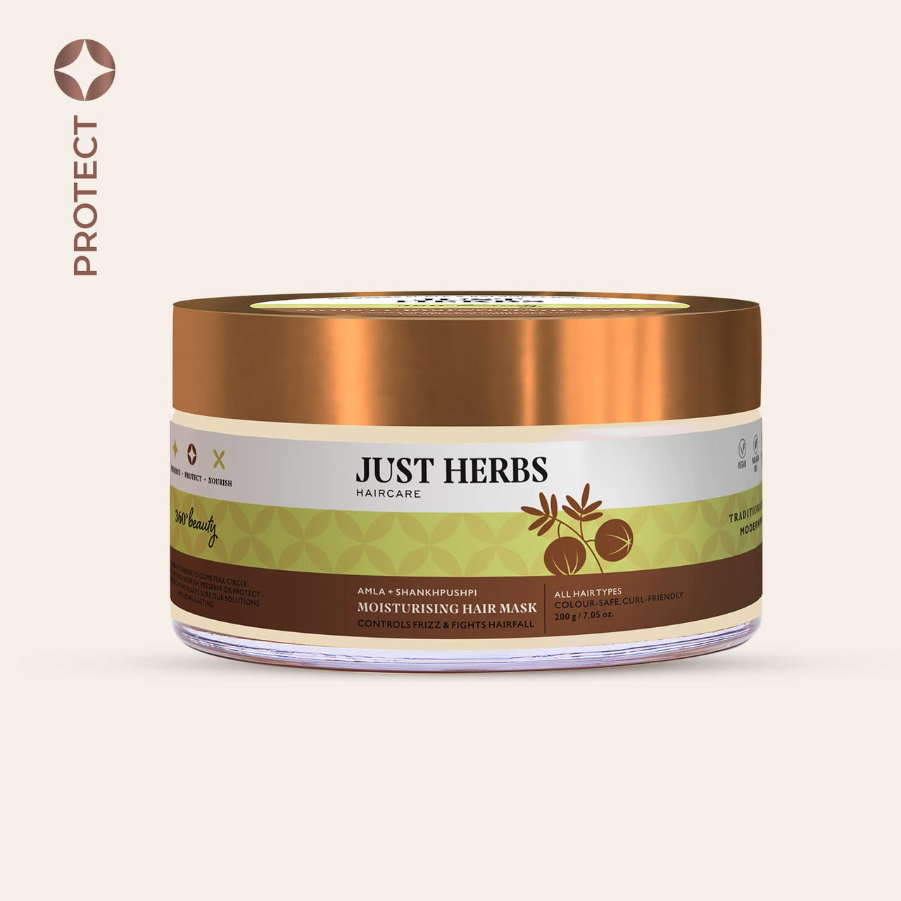 Just Herbs Anti Hairfall Combo with 8 in 1 Shampoo & Hair Mask for hairfall control