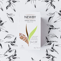 Newby Green Sencha | 25 Tea Bags | Energzing & Antioxidants Rich | Fine Spring Plucked Premium Tea Leaves | 50 gms