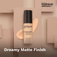 Pilgrim Medium Golden Beige Serum Liquid Foundation, Matte & Poreless,30 ml | Foundation for face make up infused | Water-Resistant,All Day Coverage|All Skin Types