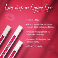 Oliva Liquid Lipstick, 12HR Long-lasting Matte Lipstick, Non Transfer, High Coverage, Water & Smudge Proof, Light Weight & Cruelty-Free - 2ml (Coral Lush 9)