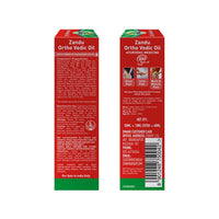 Zandu Ortho Vedic Oil - 60ml | Ayurvedic Oil for Relief from Knee and Joint Pain,Muscle Pain, Osteoarthritis Visible Improvement in 7 days
