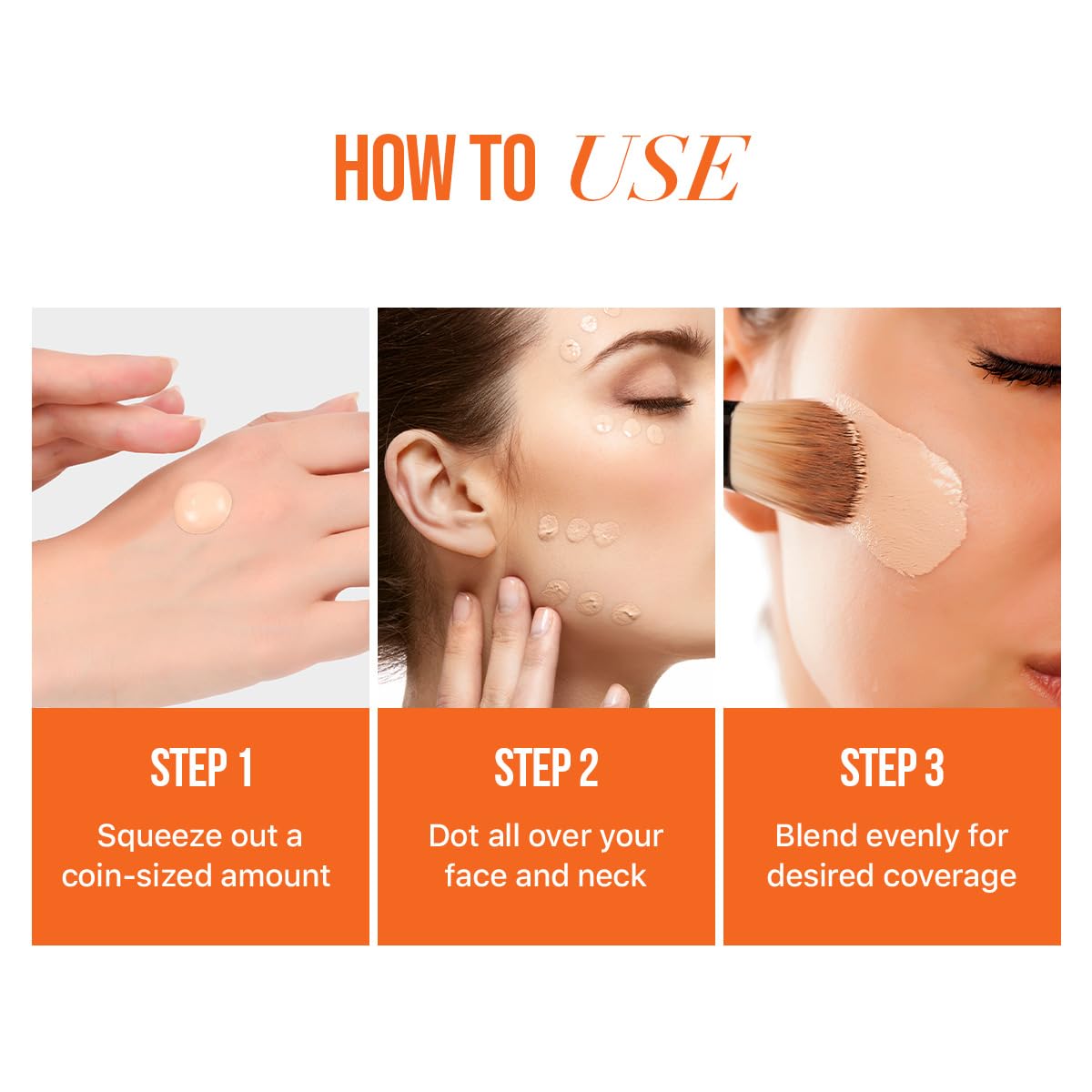 MyGlamm Vitamin C Foundation - Coffee (Medium) | Long Lasting, Medium To Full Coverage Foundation With SPF 15 With Hyaluronic Acid (30g)