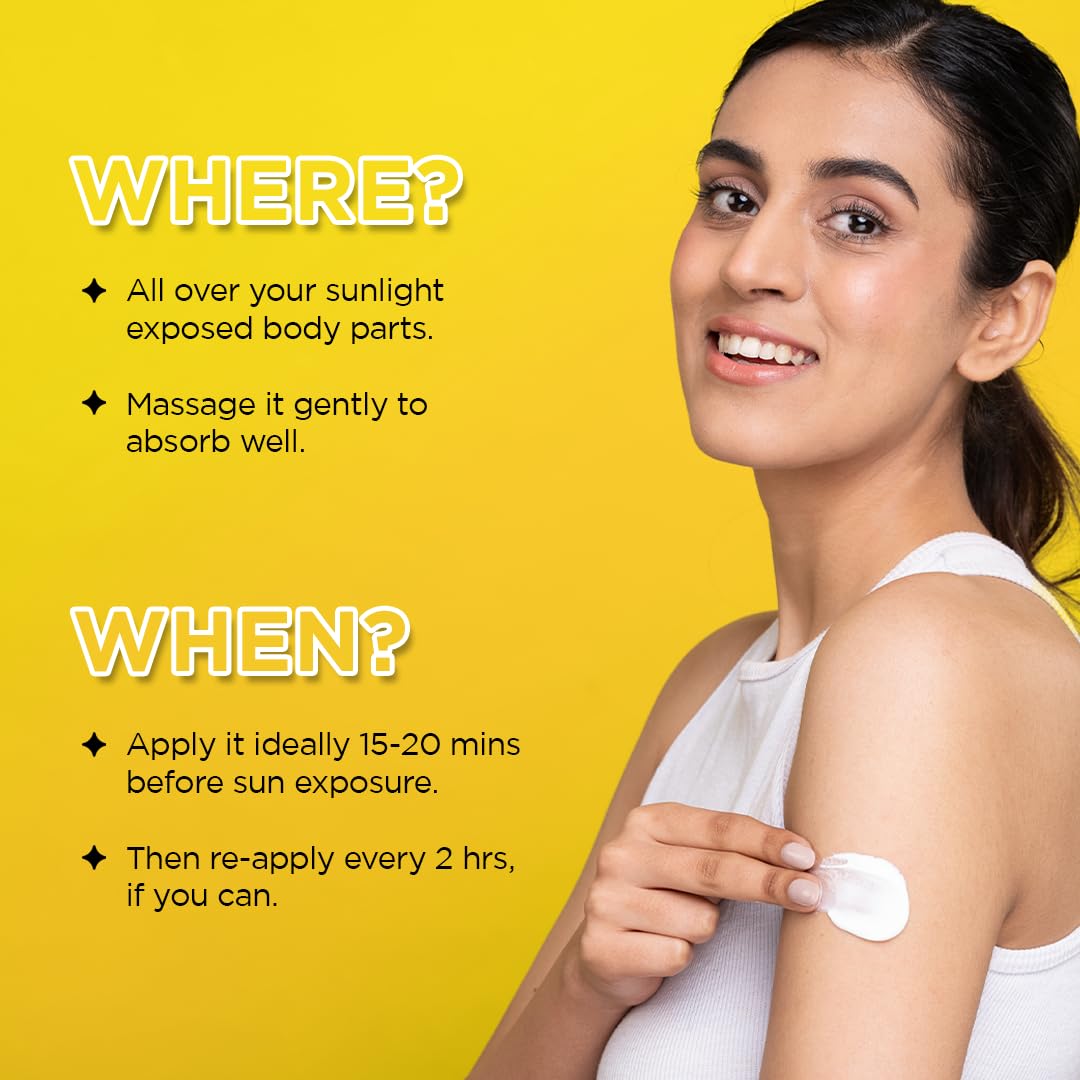 Sunscoop Hydrating Body Lotion SPF 30 PA+++ | UVA & UVB Protection | Moisturization | Niacinamide for even skin tone | Vitamin E for nourishment | Suits All Skin Types | 180gms
