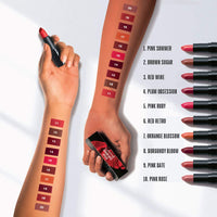 Lakmé Forever Matte Lipstick, Made With French Rose Oil Extracts, Pink Candy, 4.5G