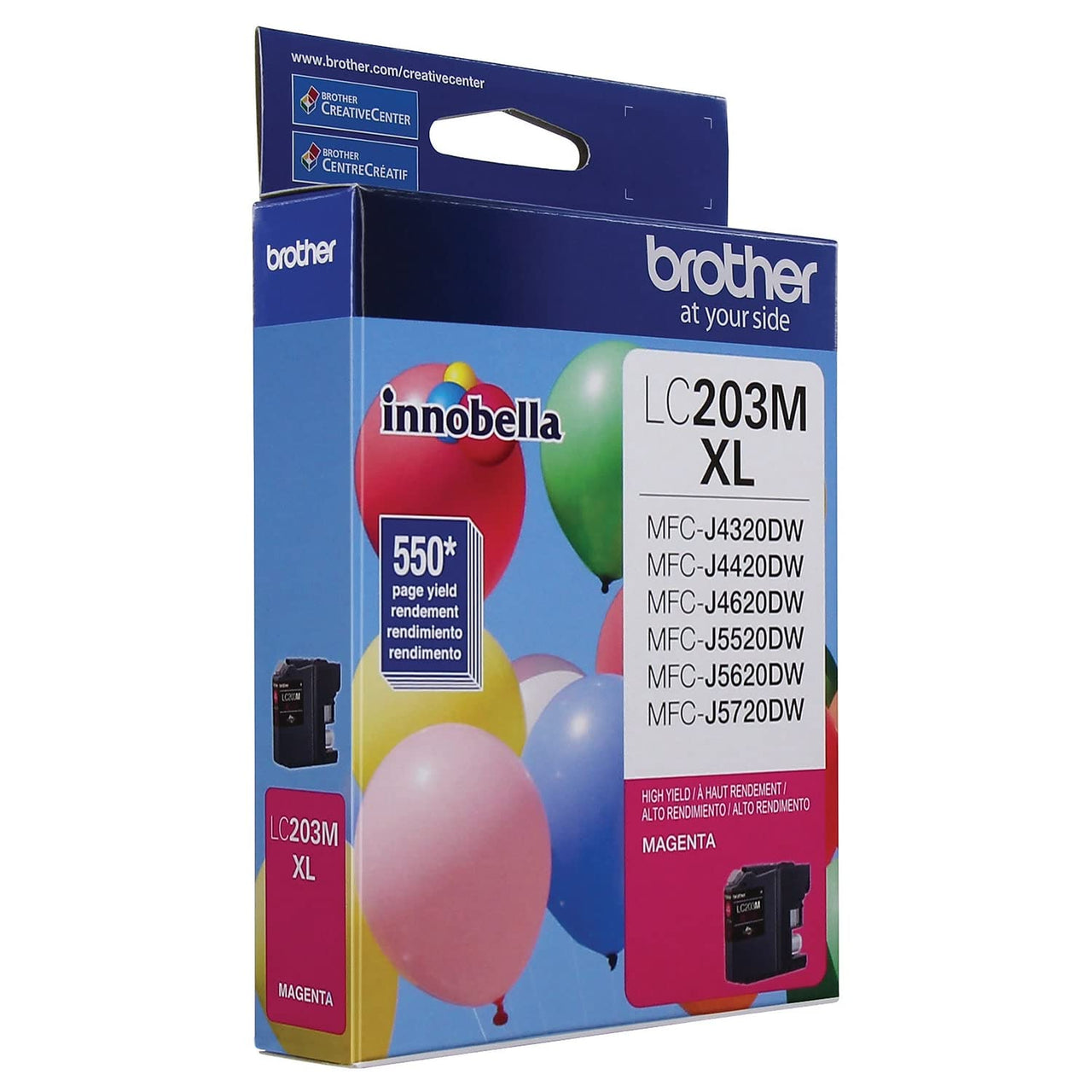 Brother Printer LC203M High Yield Ink Cartridge, Magenta