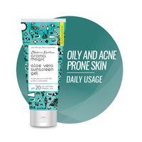 Aroma Magic Sunscreen Sun Block Lotion, Spf 30, 100Ml And Aloe Vera Sun Screen Gel, 100Ml|For All Skin Types