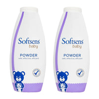 Softsens Baby Powder|Enriched with Patchouli & Olive|Soothes & Moisturises Baby’s Skin|Mild,Dermatologically Tested,Hypoallergenic & Paraben-Free|400g (Pack of 2)