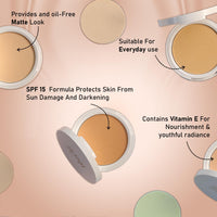 Iba Primer + Foundation + Compact Base Combo - Golden Beige | Long Lasting, Full Coverage Base Makeup | Vegan & Cruelty-Free