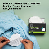 FURR Underarm Roll-On 40ml & Sweat Pads Folded 7 Pairs Combo – Long-Lasting Fresh Aqua Freshness and Protection, Odor Control, Comfortable Wear, Easy Application