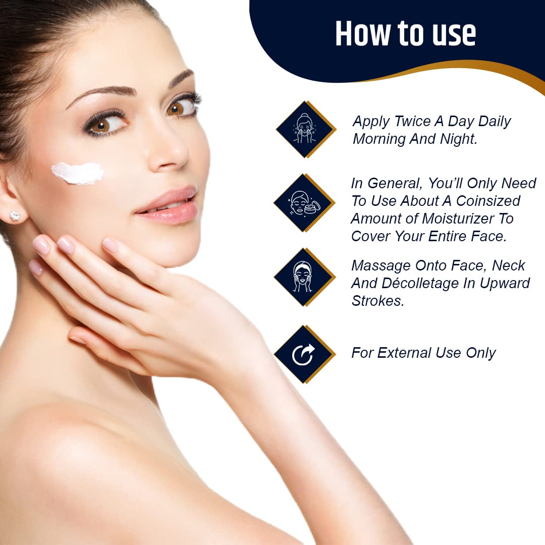 Oceglow Anti Ageing Water Cream For Women With Algae Extract & Tea Tree | Hydrating Face Cream For Women & Men | Reduces 5 Signs of Aging, Wrinkles & Fine Lines - 50Ml