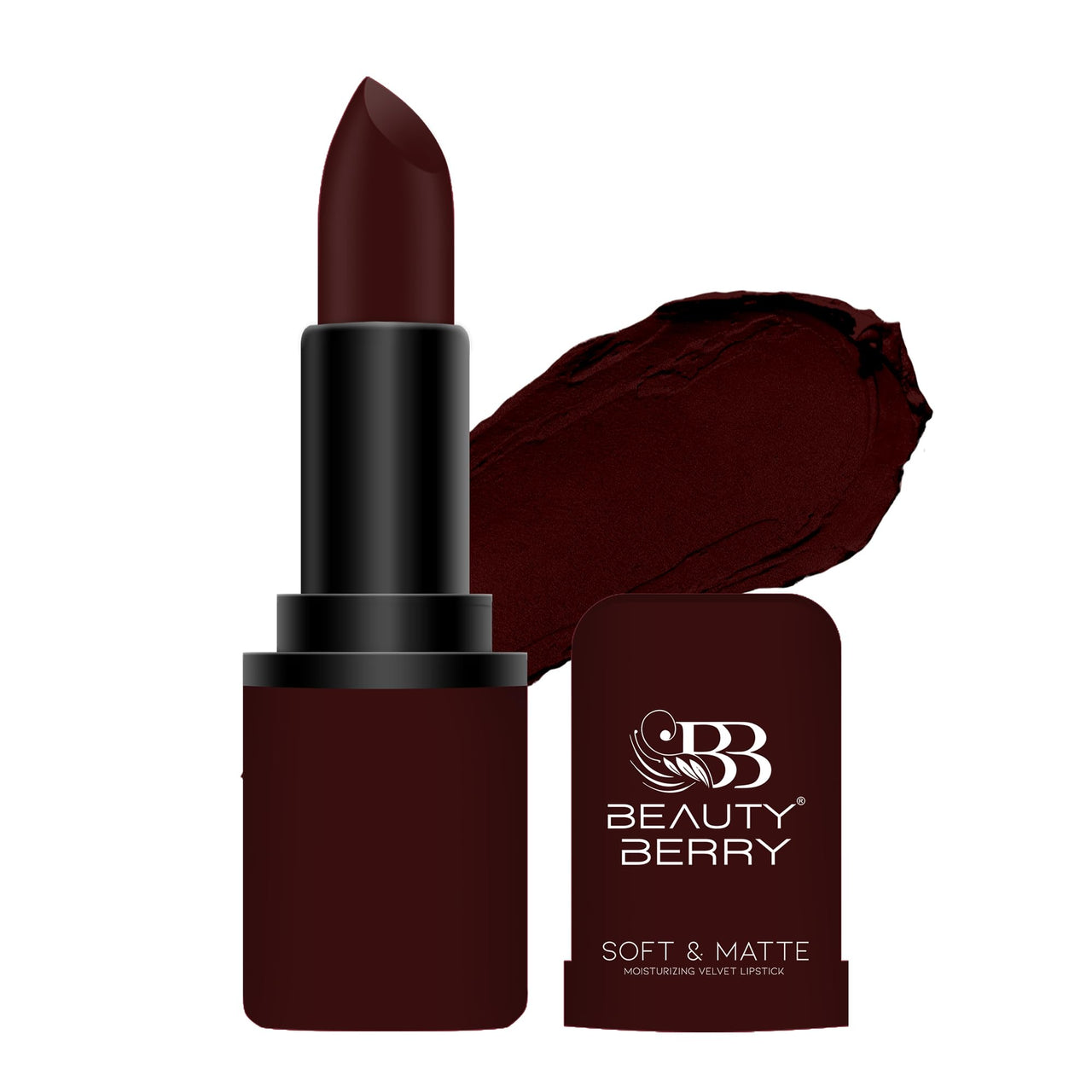 Beauty Berry Soft & Matte Moisturizing Velvet Lipstick For Women - Long-Lasting, Hydrating, High-Pigment Color. (Shade 14)