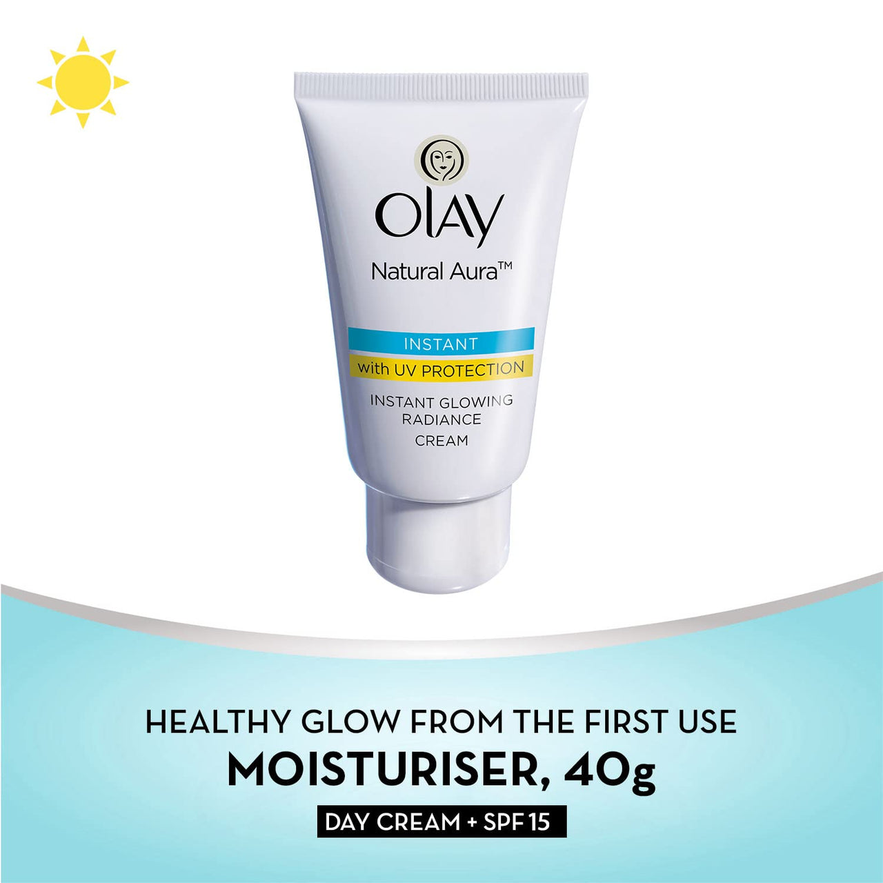 Olay Natural Aura| Vitamin B3, Pro B5, E with UV Protection| 40 gm