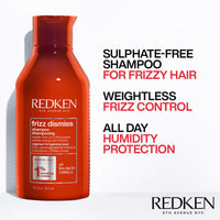 Redken Frizz Dismiss Shampoo & Mask Anti-Frizz Combo | With Babassu Oil & Smoothening Complex | For Dry & Frizzy Hair | For Men & Women