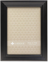 Lawrence Frames 535457 5x7 Classic Detailed Black Picture Frame