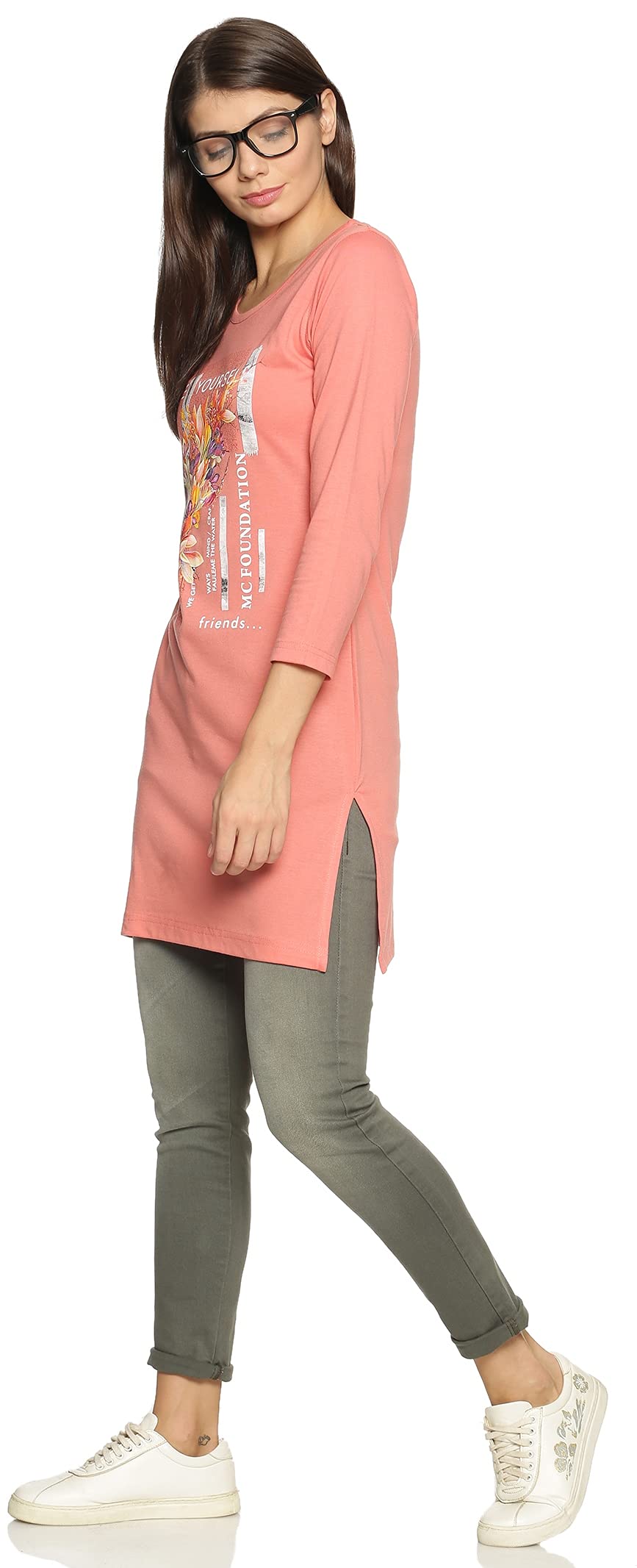 In Love Women's  Long Knee Length Night Wear Tshirts