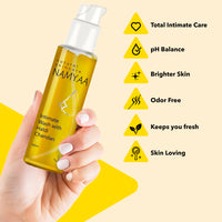 Namyaa Haldi Chandan Intimate Hygiene Wash | With Germ and Odour Protection | pH Balanced 100g (Pack of 2)