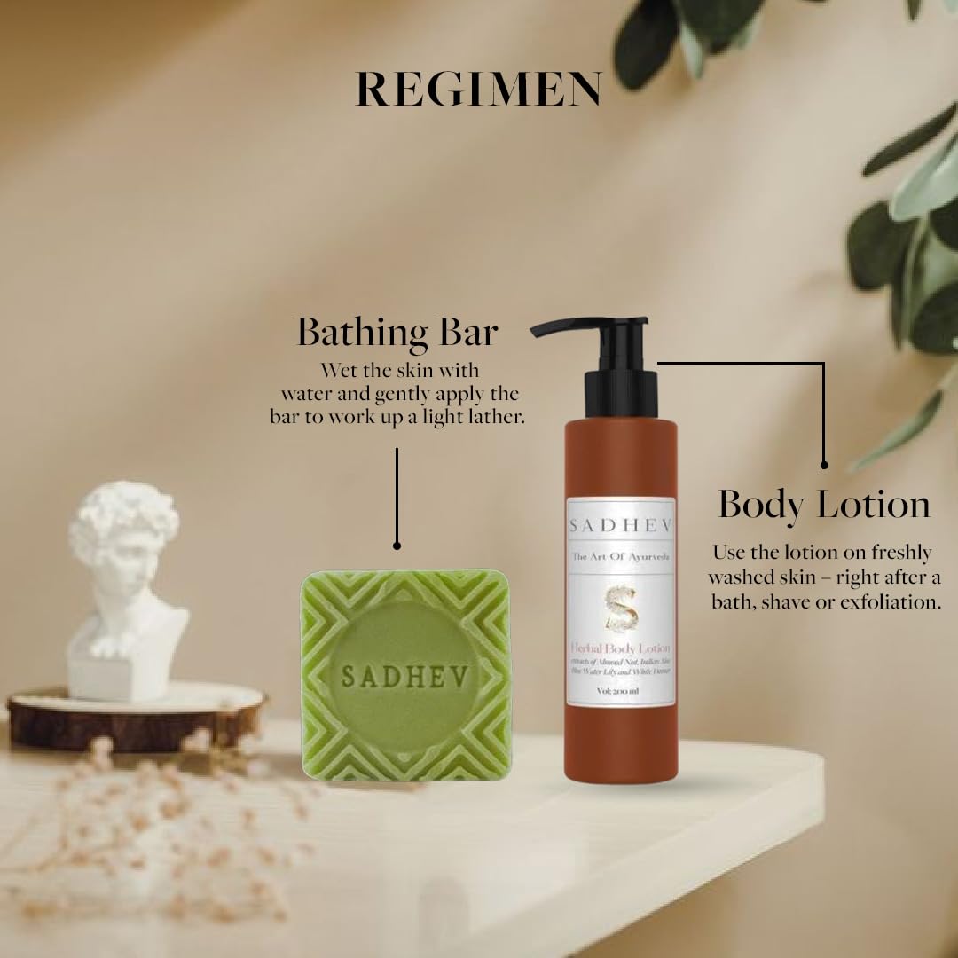 Sadhev Organic Melon & Aloe Vera Bathing Soap For Revitalizing and Rejuveniating Chemical Free - 125g (Pack of 1)