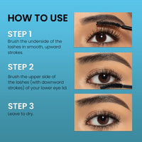 Lakmé Eyeconic Curling Mascara For Women, 9ml | Black Waterproof Mascara | Eye Mascara with Smart Curl Brush for Voluminous, Smudge-Proof Lashes (Pack of 2)