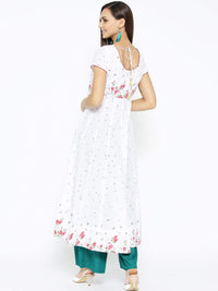 Poshak Hub Women's  Cotton Anarkali Kurta