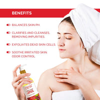 Otrix Apple Cider Vinegar Body Wash with Linoleic Acid, Purifying and Hydrating Cleanser, pH Balancing, For Men and Women, 290ml