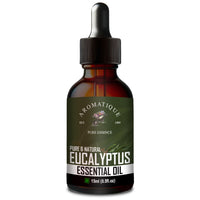 Aromatique Eucalyptus Oil - Pure & Undiluted Eucalyptus Essential Oil - For Hair & Skin Care (15ml)
