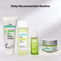 mCaffeine 10% Niacinamide Face Serum for Acne Prone Skin & Oily Skin | With Goodness of Hyaluronic Acid & Green Tea | For Men & Women | Ideal For Monsoon Season | 30ml