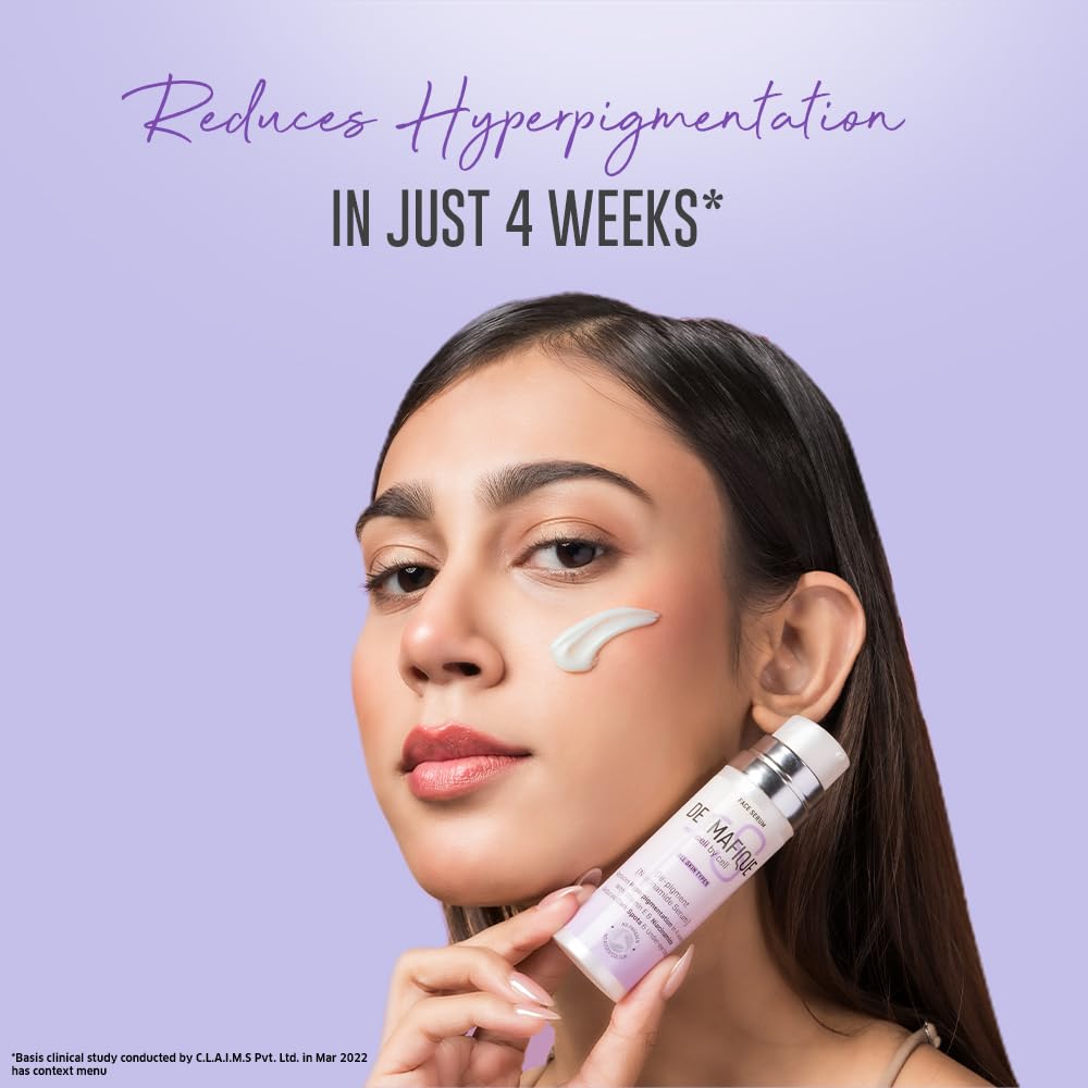 Dermafique De-Pigment Serum 30 ml, with Niacinamide, Reduces Hyperpigmentation in 4 Weeks, Reduces Dark Spots