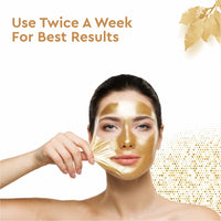 Glamveda Activated Charcoal & Pure Glow Gold Peel Off Mask | Paraben Free | 200 gm (charcoal & Gold)