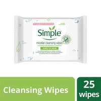 Simple Kind To Skin Micellar Cleansing Water 200 ml + Micellar Cleansing Wipes 25 pc