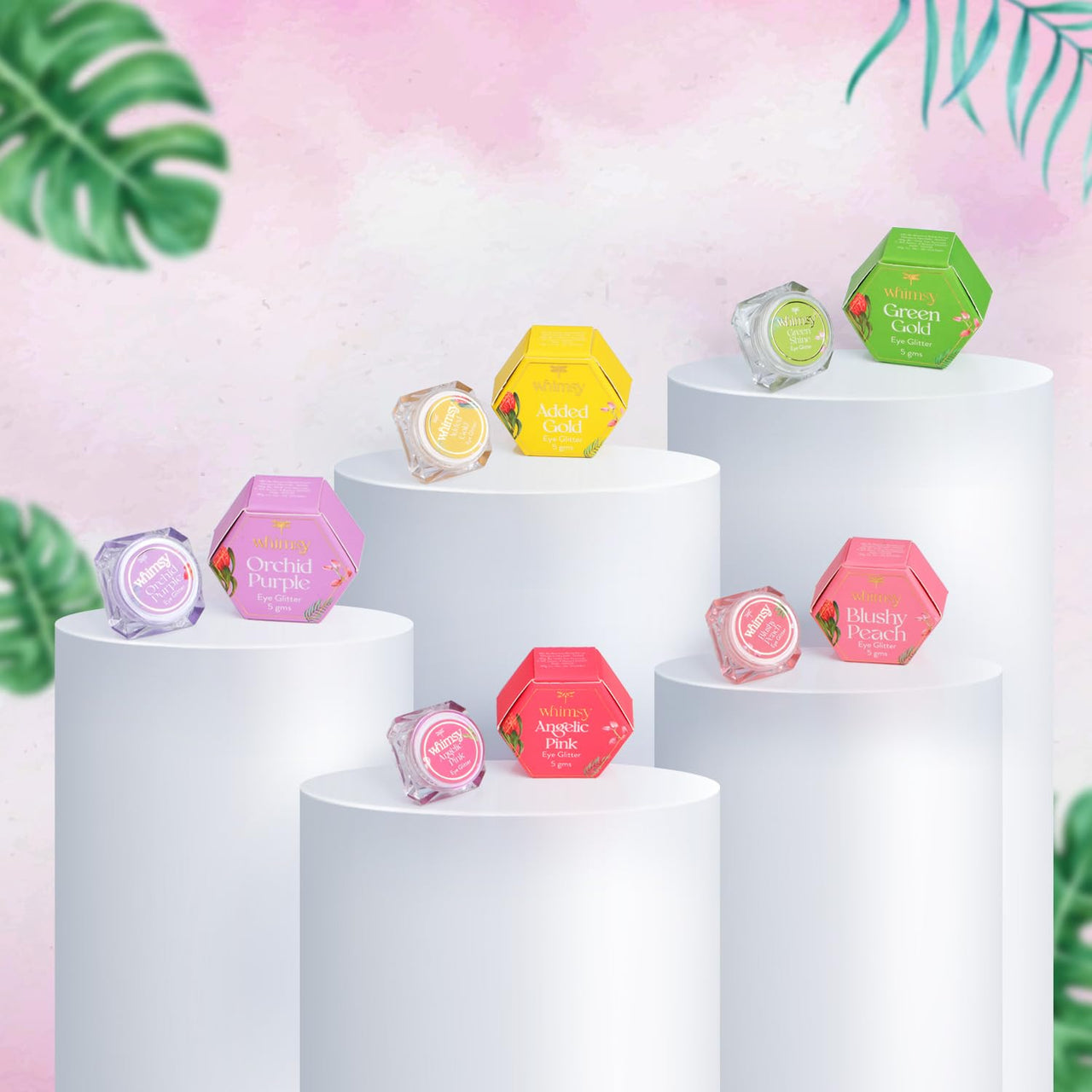 Whimsy Safe, Organic, Non- Toxic Eye Glitter for Girls|Sparkle Glitter Eyeshadow| Eyeshadow for Girls|Long Lasting Eye Makeup|Glitters for kids| Safe Eye Makeup Products|Edible Glitters (Green)