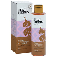 Just Herbs Castor and Black Onion Seed Sulfate Free Shampoo- 200ml & Just Herbs Skin-Rejuvenating Ayurvedic Face Wash Cleanser- 100 ML