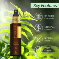 PYOURA Neem Skin Brightening Combo: Face Toner Mist Serum (100ml) + Neem Face Sheet Mask (Pack of 1), For Dark Spots & Pigmentation Care, Helps Even Skin Tone, Alcohol-Free, Natural & Ayurvedic