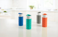 Ello Ogden Ceramic Travel Mug with Friction-Fit Lid Evening Blue Diamonds