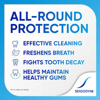 Sensodyne Toothpaste Fresh Mint, Sensitive tooth paste for daily sensitivity protection, 2 x 125gm Duo Pack