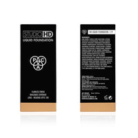 PAC Studio HD Liquid Foundation (1.9) | Lightweight Dewy Satin Finish | Medium to Buildable Coverage | Natural Second Skin like Finish | Suitable for all Skin Types - 28ml
