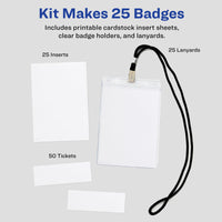 Avery Customizable Name Badges, 6