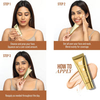 MyGlamm Super Serum BB Cream - 301 Almond - 30gm | BB Cream with SPF 50 & Hyaluronic Acid | 24 Hr Long Lasting & Hydrating