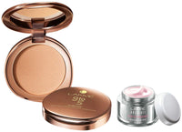 Lakmé Absolute Perfect Radiance Skin Brightening Day Cream, Light, 50G And Lakmé 9 To 5 Flawless Matte Complexion Compact, Melon, 8G