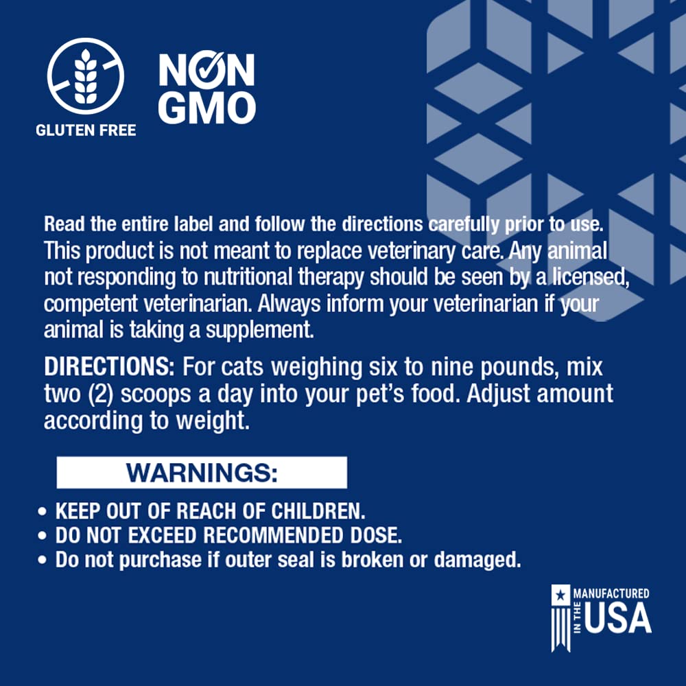 Life Extension Cat Mix  For Heart, Kidney & Pancreatic Function + Gut Health with Vitamins & Essential Nutrients - Formula For Kitty - Gluten-Free, Non-GMO  Net Wt.100 Grams (85 Servings)