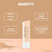 Jovees Herbal Vitamin E Lip Balm with SPF 15 For Soft, Glossy And Supple Lips | 24 Hour Hydration | Rejuvenates Dark, Pigmented, Dry, Chapped And Sun Damage Lips- 5g