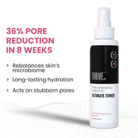 ThriveCo Pore-Minimizing Ultimate Toner | Clinically Proven | 36% Pore Reduction in 8 Weeks | Hydrating Face Toner for Glowing & Firm Skin | Hesperidin & Hyaluronic Acid | Men & Women | 100ml