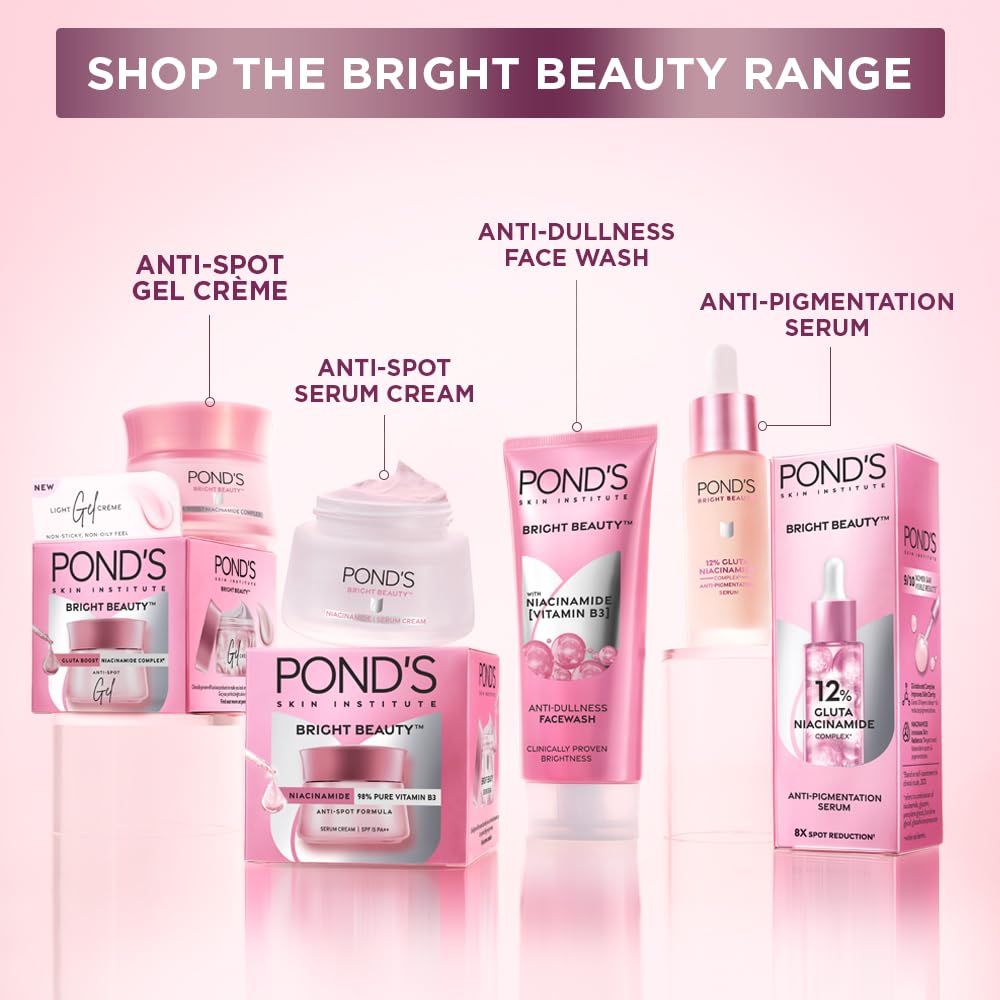 POND'S Anti-Pigmentation Serum With 12% Gluta-Niacinamide Complex For Flawless Radiance, Reduces Pigmentation From Day 7, 14 Ml