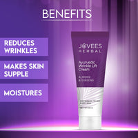 Jovees Herbal Almond & Ginseng Wrinkle Lift Face Cream | Anti-Wrinkle 60g
