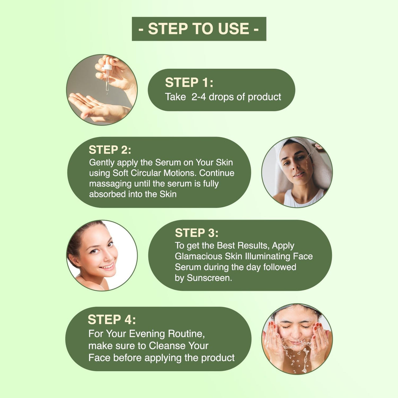 Glamacious Skin Illuminating Serum(30ml) Enriched with Squalane & Niacinamide | Helps Brighten & Glowing Skin | Reduce Dark Spots | Enhanced Antioxidants & Antimicrobial